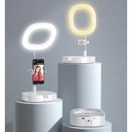  Statiiv LED-rõngas telefonihoidikuga 