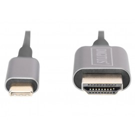 C-tüüpi USB HDMI videokaabli adapter 1,8 m / USB-C-HDMI adapter 1,8 m 4K/30 Hz