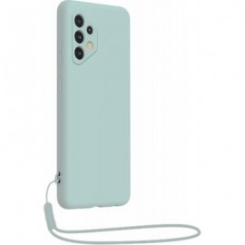 Samsung Galaxy A13 4G Soft Touch Case with Strap By BigBen Light Blue