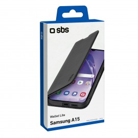 Samsung Galaxy A15 5G Wallet Lite Case By SBS Black