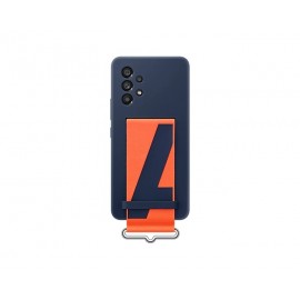 Samsung Galaxy A53 5G Silicone Cover with Strap Navy