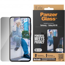 Samsung Galaxy A55 Ultra-Wide Fit Privacy Glass by PanzerGlass