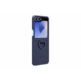 Samsung Galaxy Flip6 Silicone Case with Ring Navy