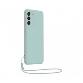 Samsung Galaxy S22 Soft Touch Case with Strap By BigBen Light Blue