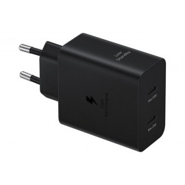 Samsung PD 50W Power Adapter Duo (w/o cable) Type-Cx1, USBx1 (new) Black