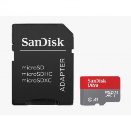SanDisk Ultra MicroSDXC 64GB + SD Adap. 140MB/s A1 Class 10 Black
