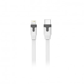 Type-C Cable Lightning 1m 3A By Muvit White